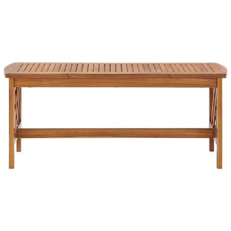 vidaXL Stolik kawowy, 102x50x43 cm, lite drewno akacjowe