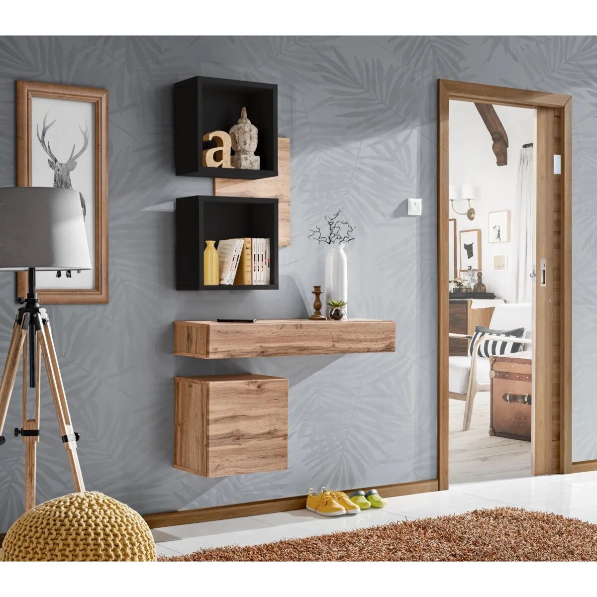 Szafka wisząca EASY 40x40 dąb wotan