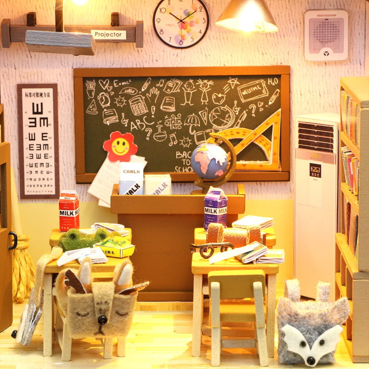 Miniaturowy domek - Wesoła szkoła