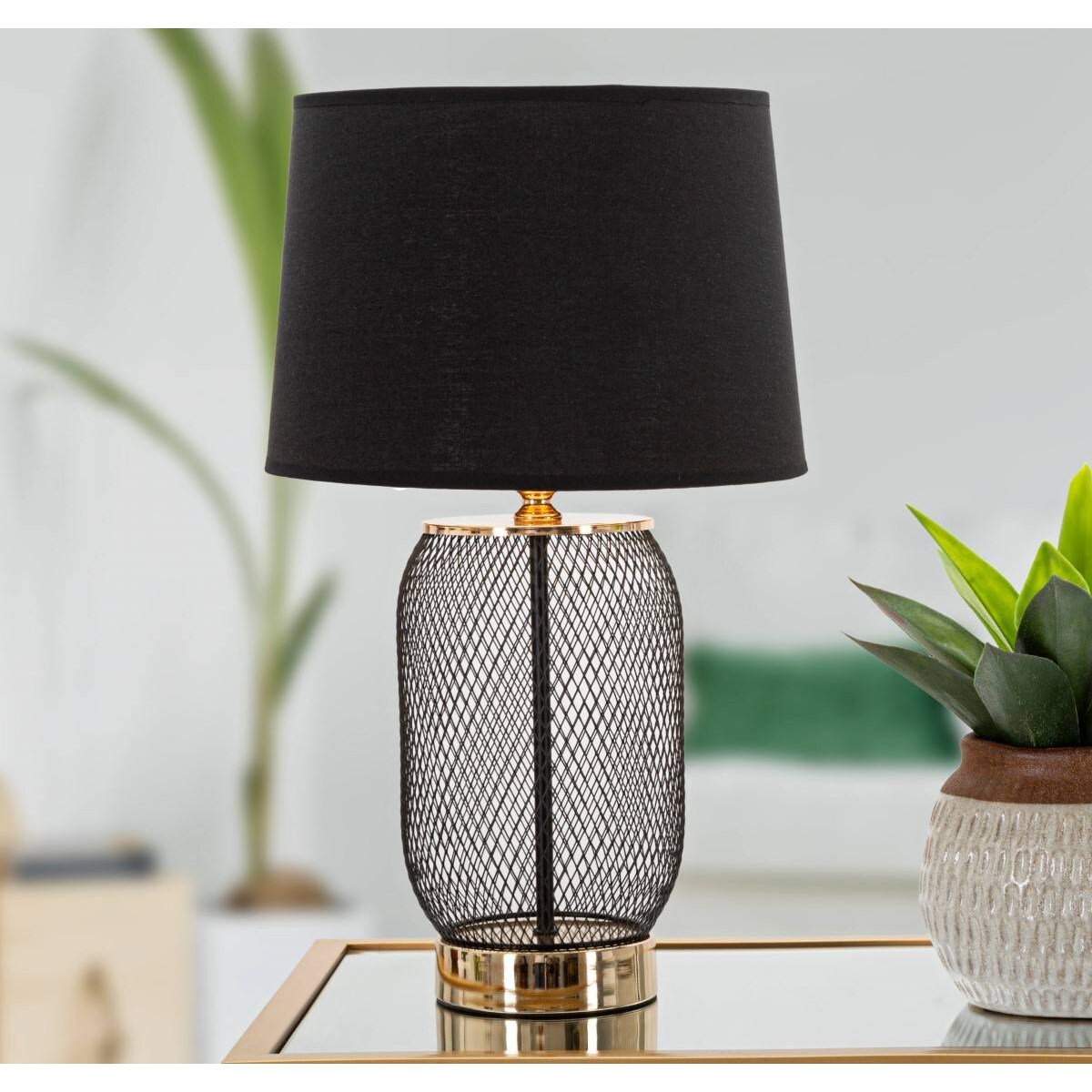 Lampa z podstawą z metalu CHAINE