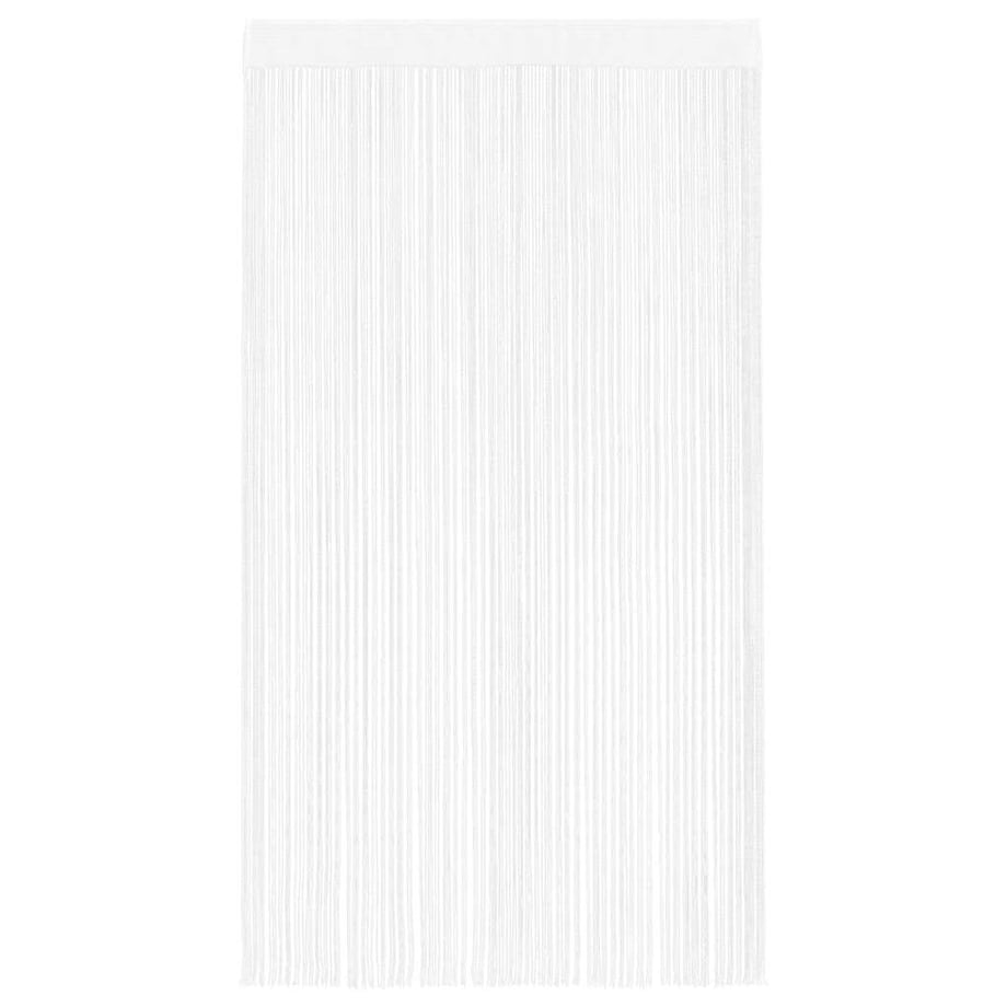 vidaXL Zasłony sznurkowe, 2 sztuki, 100 x 250 cm, białe