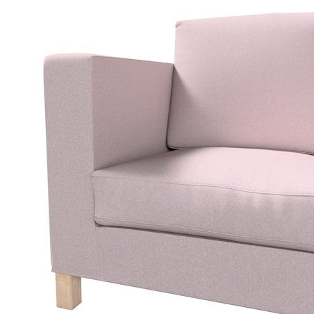 Pokrowiec na sofę Karlanda 3-osobową nierozkładaną, krótki, pastelowy róż, 208 x 87 x 66 cm, Amsterdam