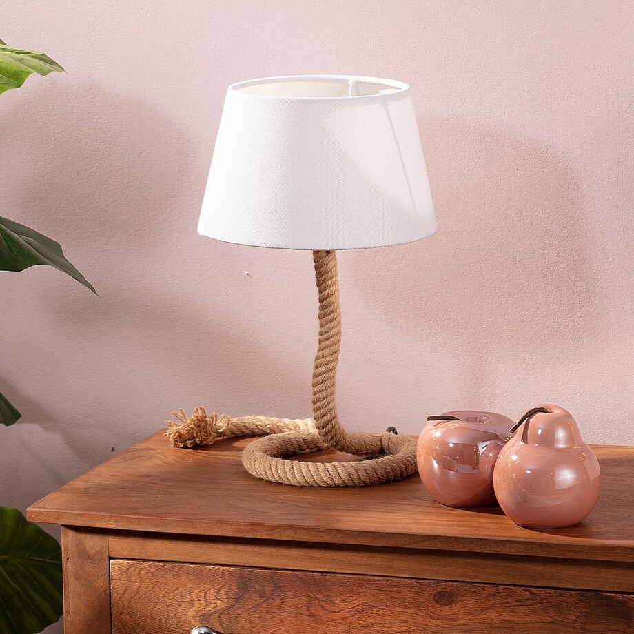 Lampa stołowa Nils White, 40,5 cm