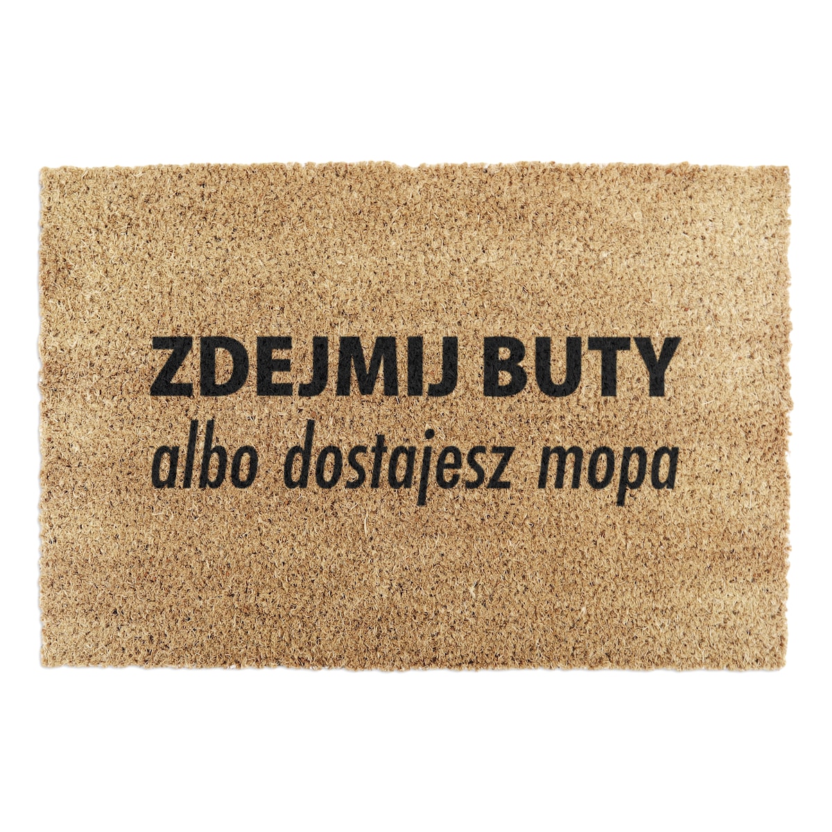 Wycieraczka z włókna kokosoweg Zdejmij Buty
