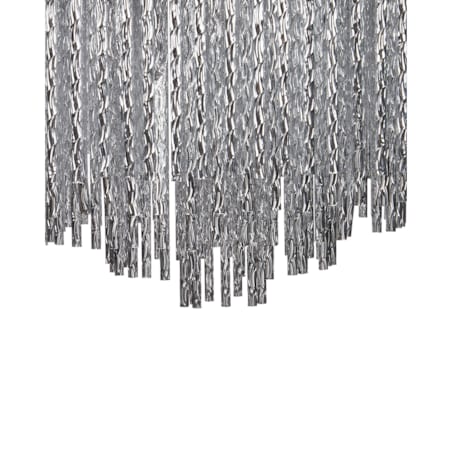 Żyrandol metalowy srebrny FIRVIDA