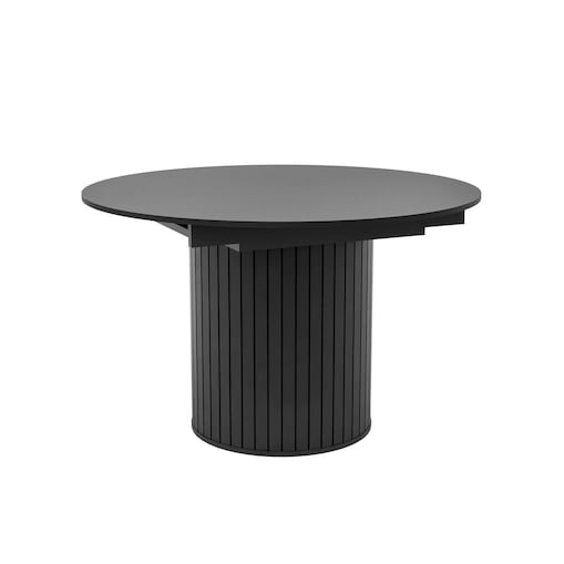 Stół rozkładany ELODIE 120 - 160 cm, czarny