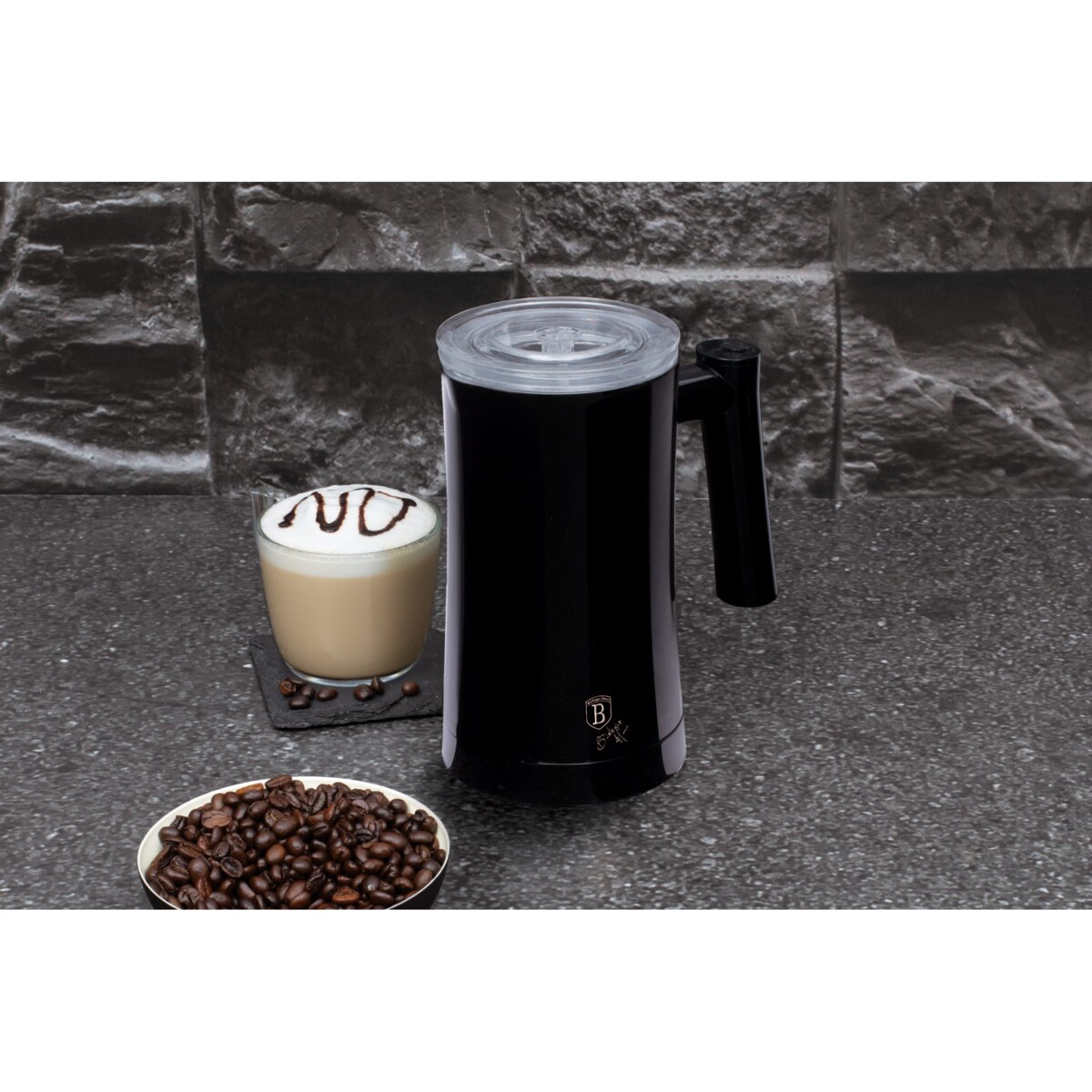 Spieniacz do mleka BerlingerHaus BH-9285 Czarny