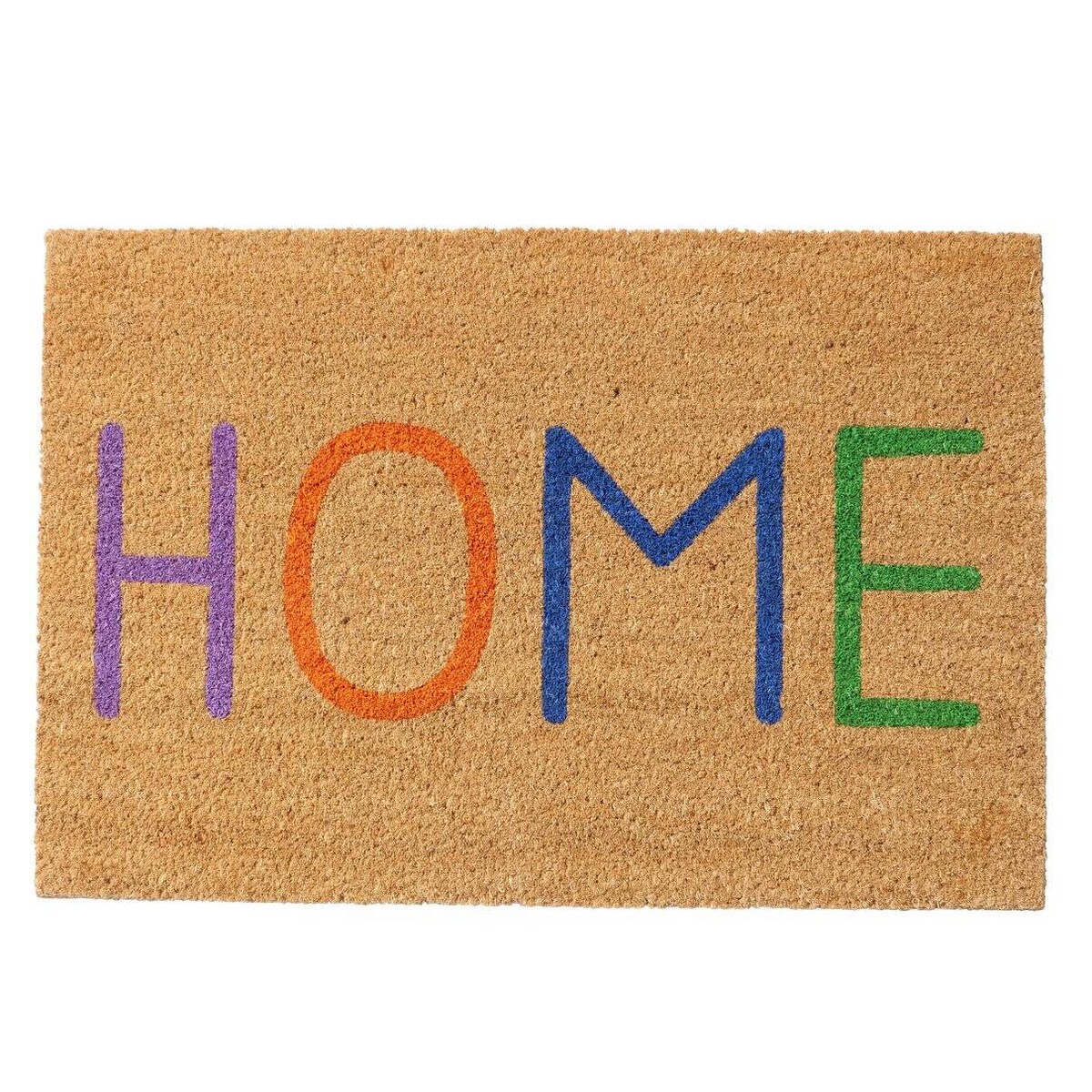 Wycieraczka pod drzwi natural z napisem HOME, 60 x 40 cm