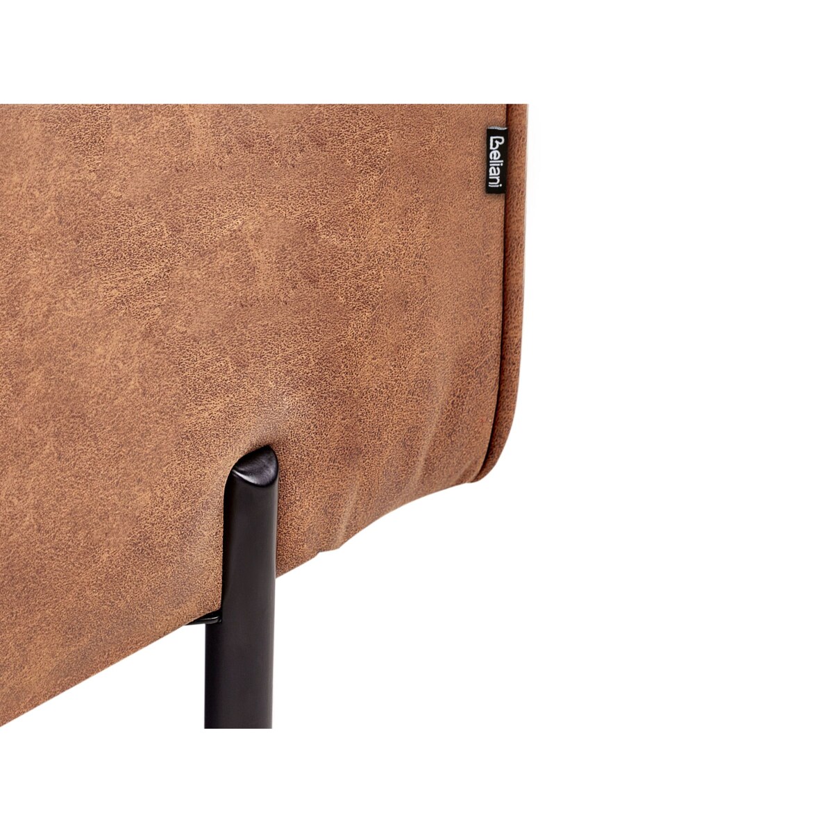 Szezlong lewostronny złoty brąz REBAIS