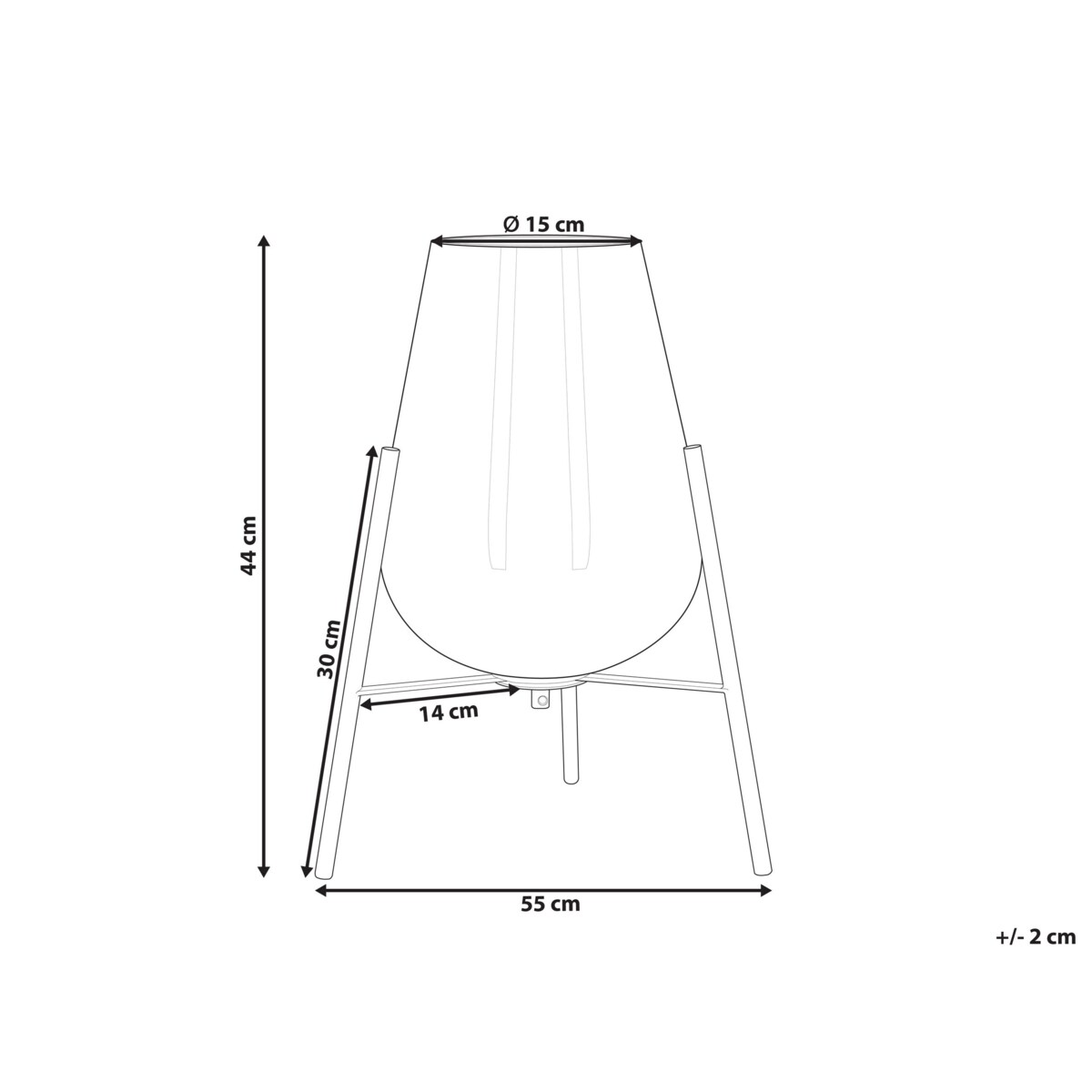 Lampa stołowa metalowa złota MENA