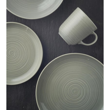 Zestaw obiadowy szary William Mason, 12 el, Mason Cash