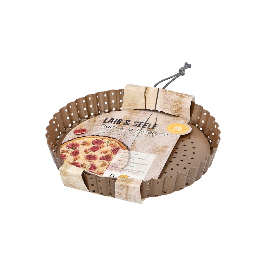 Forma do tarty z wyjmowanym dnem LAIB & SEELE perforowana - 20cm / Birkmann