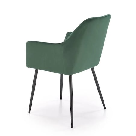 Krzesło tapicerowane K558 VELVET zielone