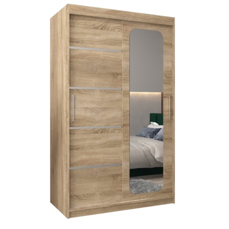 Szafa przesuwna Garderoba PROMO V2 120 sonoma/sonoma