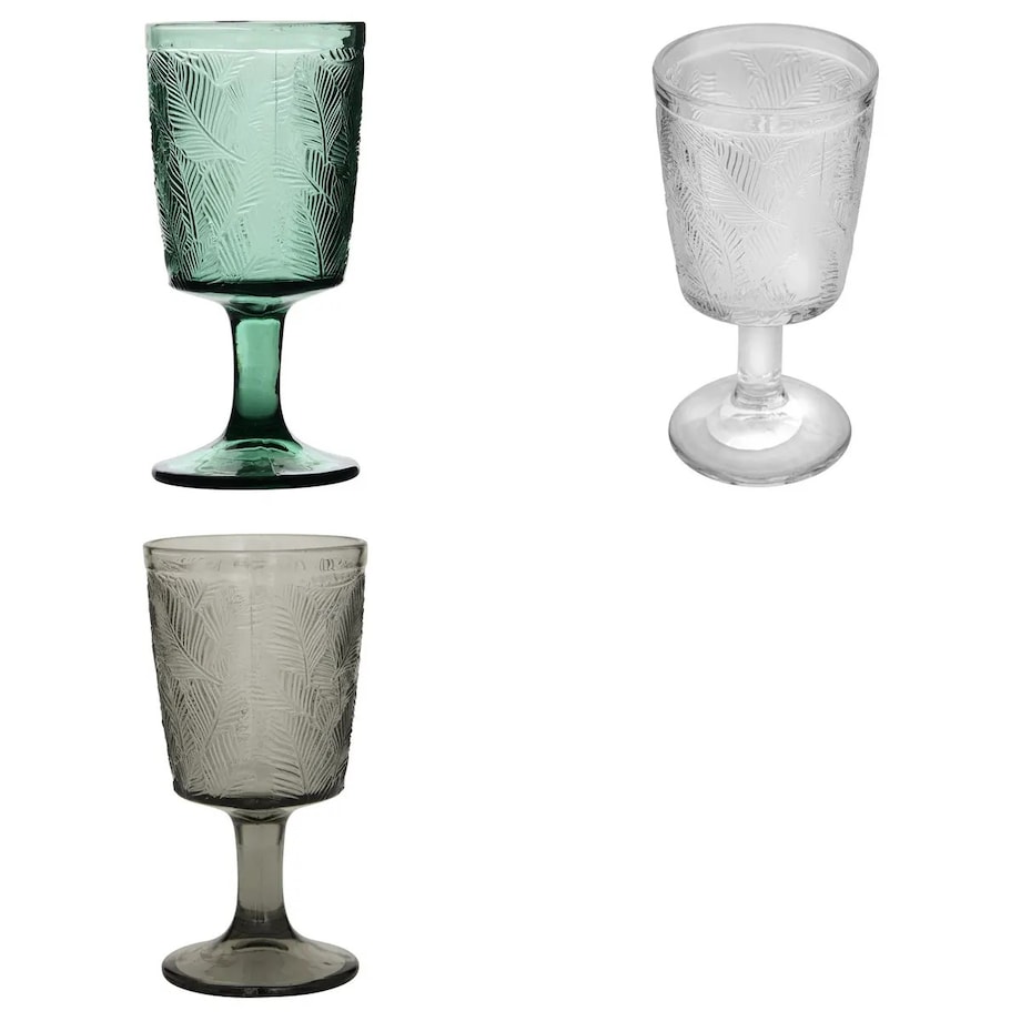 Kieliszek do wody/wina 6 sztuk, zielony Feuille 320 ml