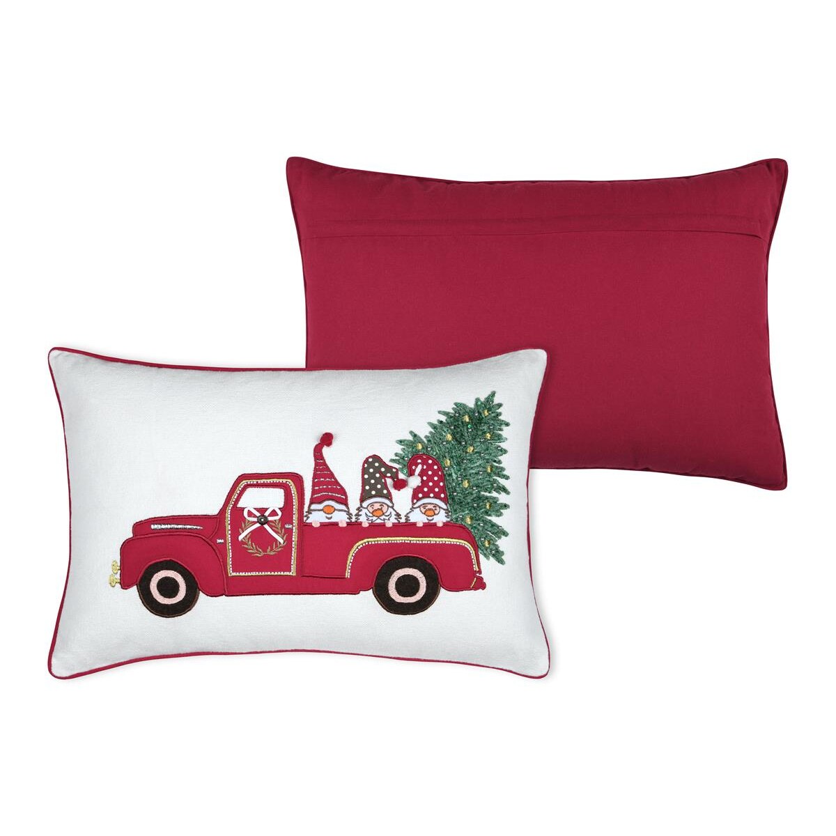 Poduszka dekoracyjna KLAUS, z motywem świątecznym, 40 × 60 cm