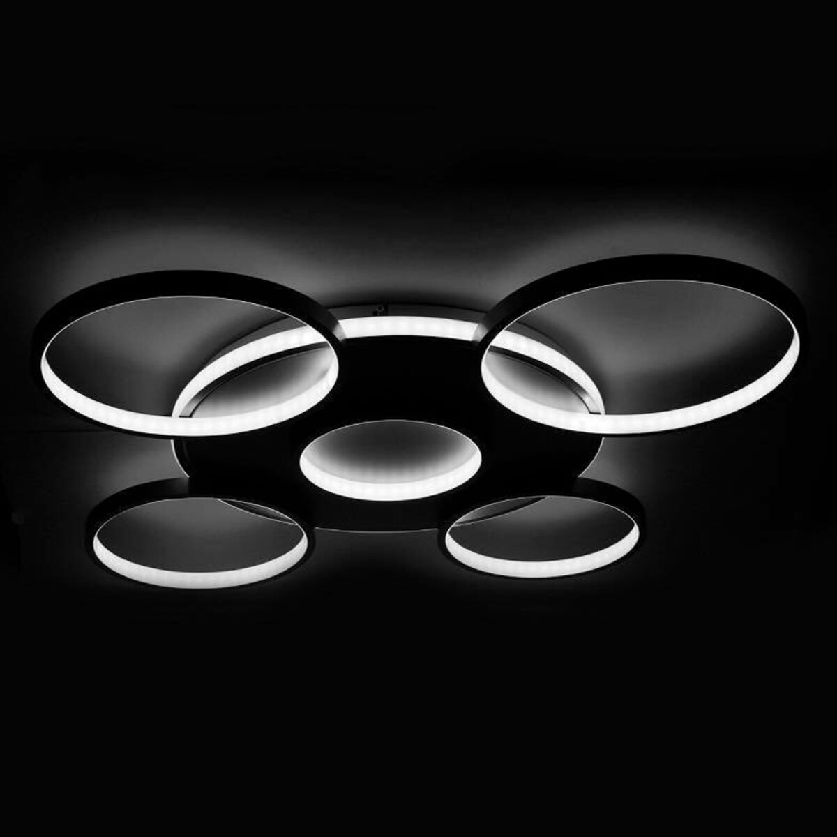 Okrągła lampa sufitowa 444 Domeno LED 120W 3000K-6000K złota