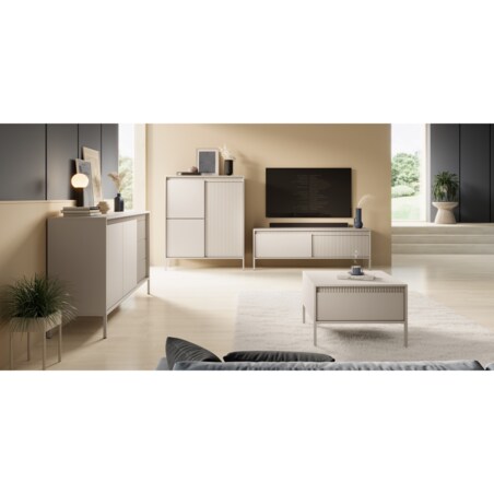 Szafka RTV 53,4x153,5x39,5 cm LEMAL beżowy