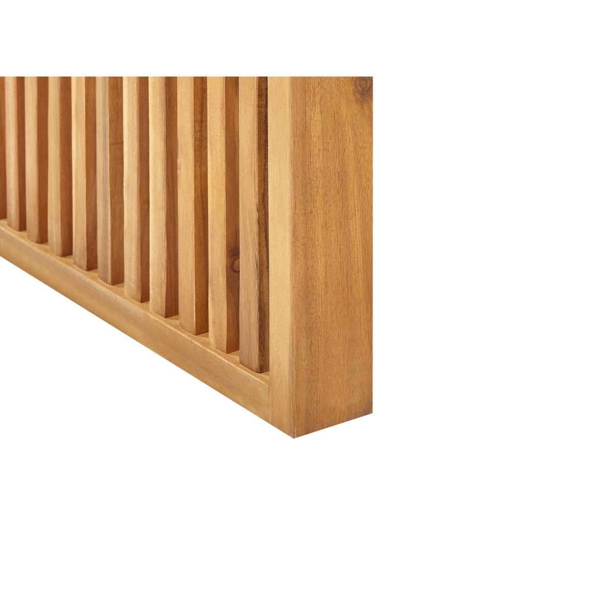 Stół ogrodowy akacjowy 120 x 70 cm jasne drewno BELLANO