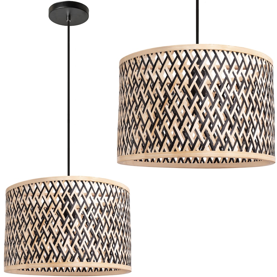 Lampa wisząca pleciona Boho Bamboo APP1543-1CP