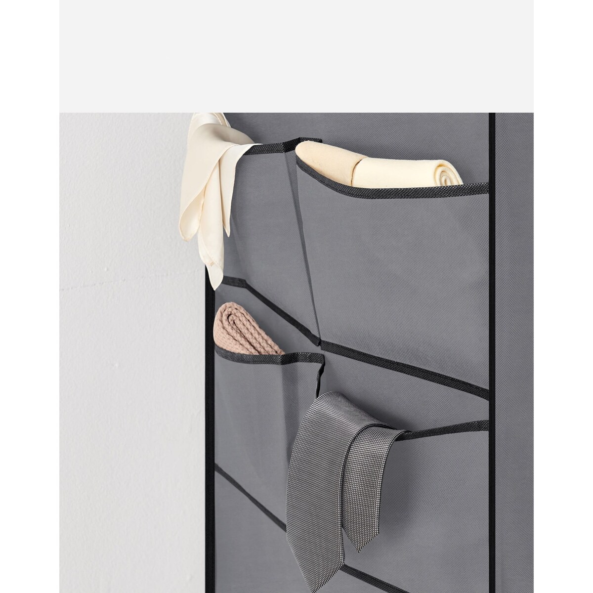 Szafa Tekstylna Garderoba 130X45X167 Cm Szary