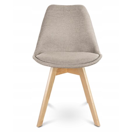 Krzesło tapicerowane materiałowe ALTA beżowe