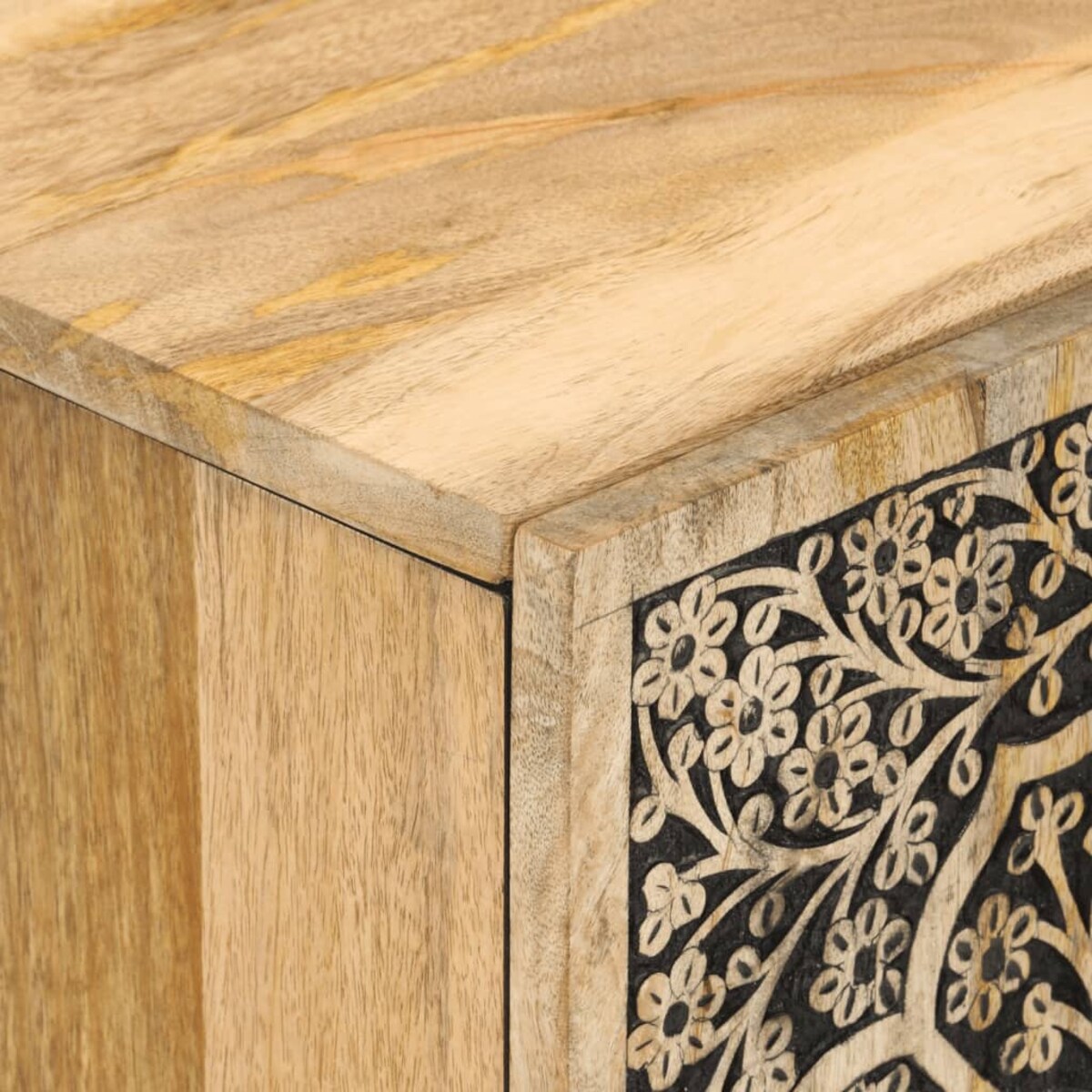 vidaXL Szafka łazienkowa, 38x33x58 cm, lite drewno mango