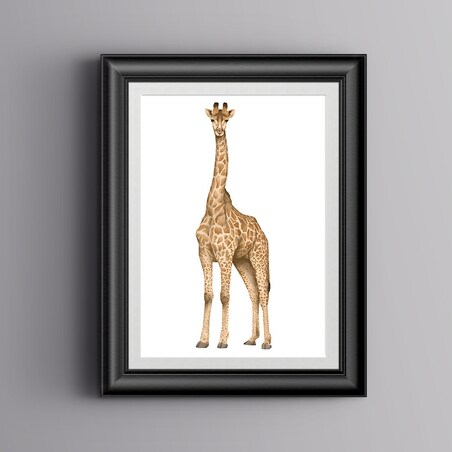 Plakat dla dzieci Żyrafa 30x40