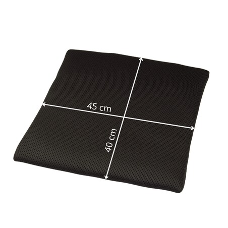Poduszka na wózek inwalidzki siedzisko 40x45 czarne