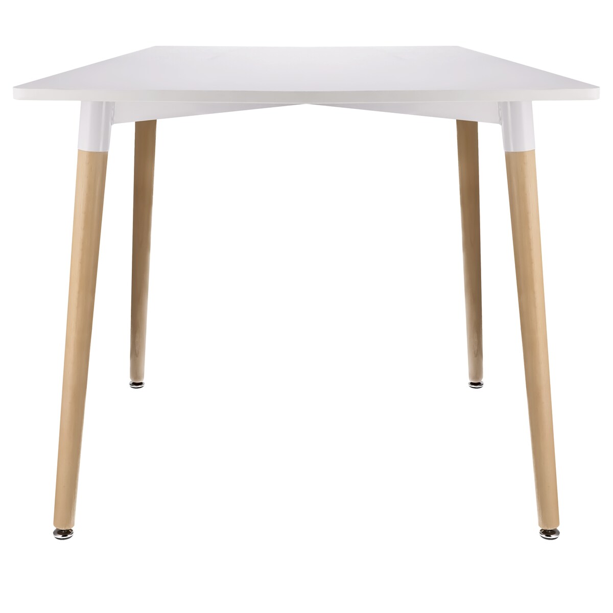 Nowoczesny Biały Kwadratowy Stół  Do Salonu Jadalni Kuchni