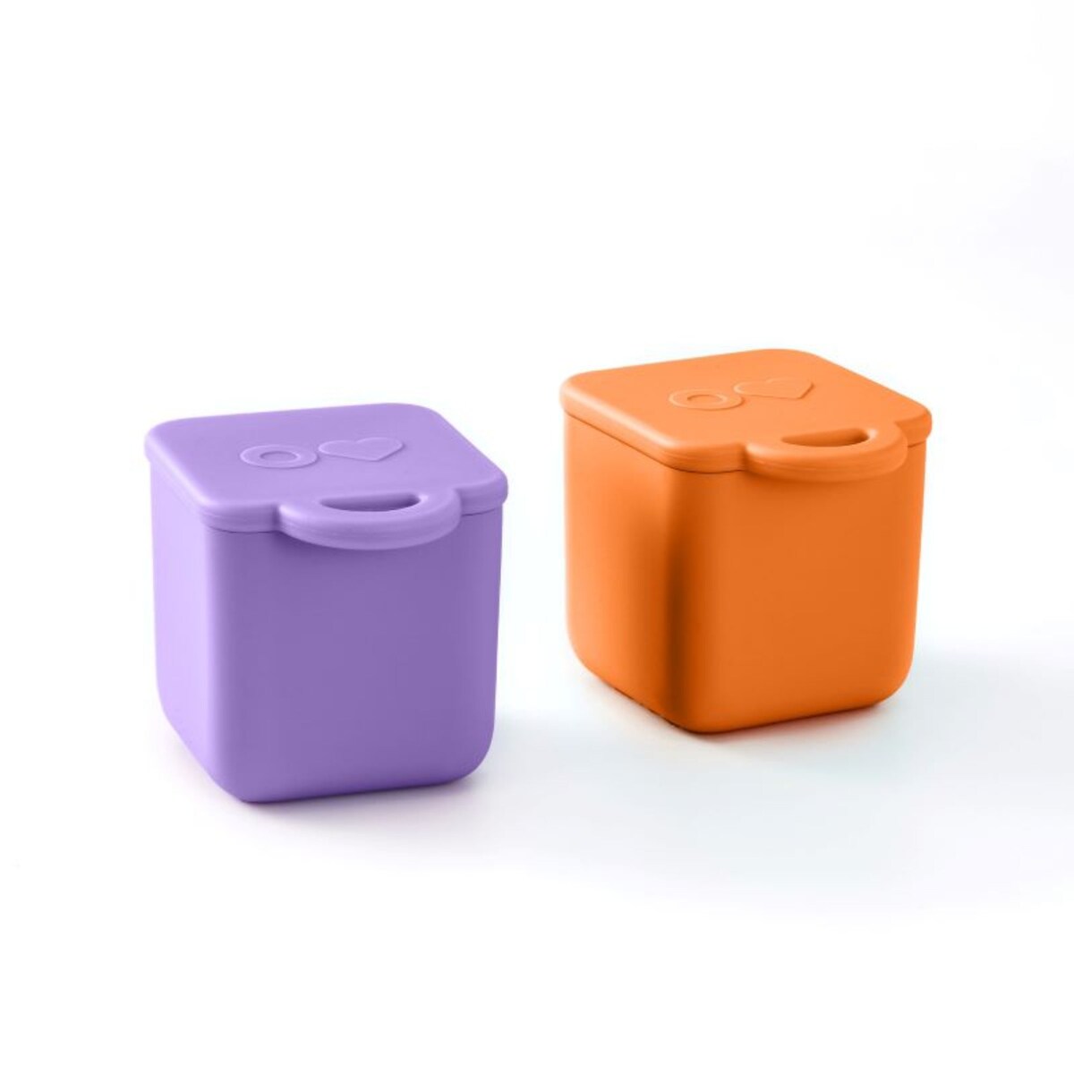 OMIE OMIEDIP 2 szczelne pojemniczki, Purple / Orange