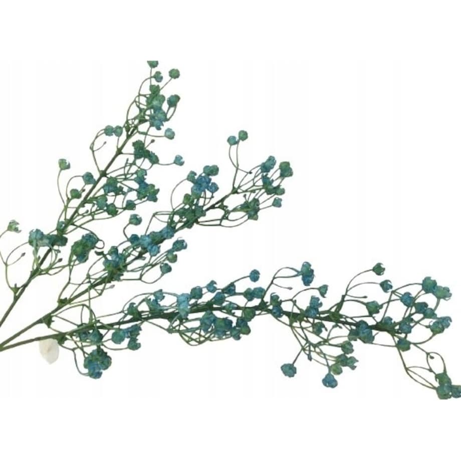 GAŁĄZKA DODATEK do stroika bukietu drobna gipsówka sztuczna niebieska pik