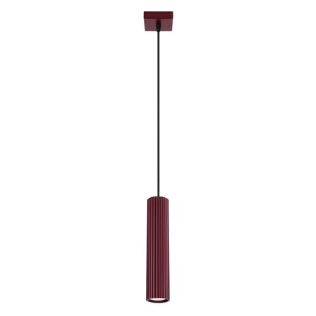Lampa wisząca KARBON 1 burgund