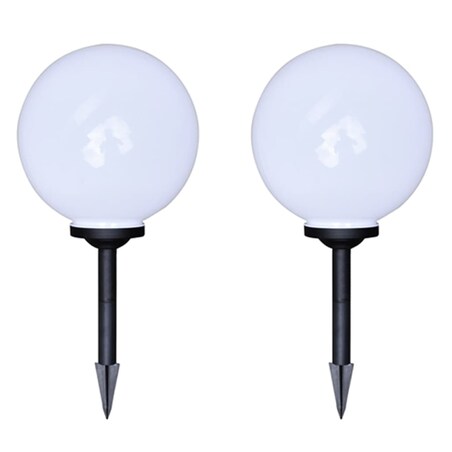 vidaXL Lampy do oświetlenia ścieżki, 4 szt, LED, 30 cm, ze szpikulcami