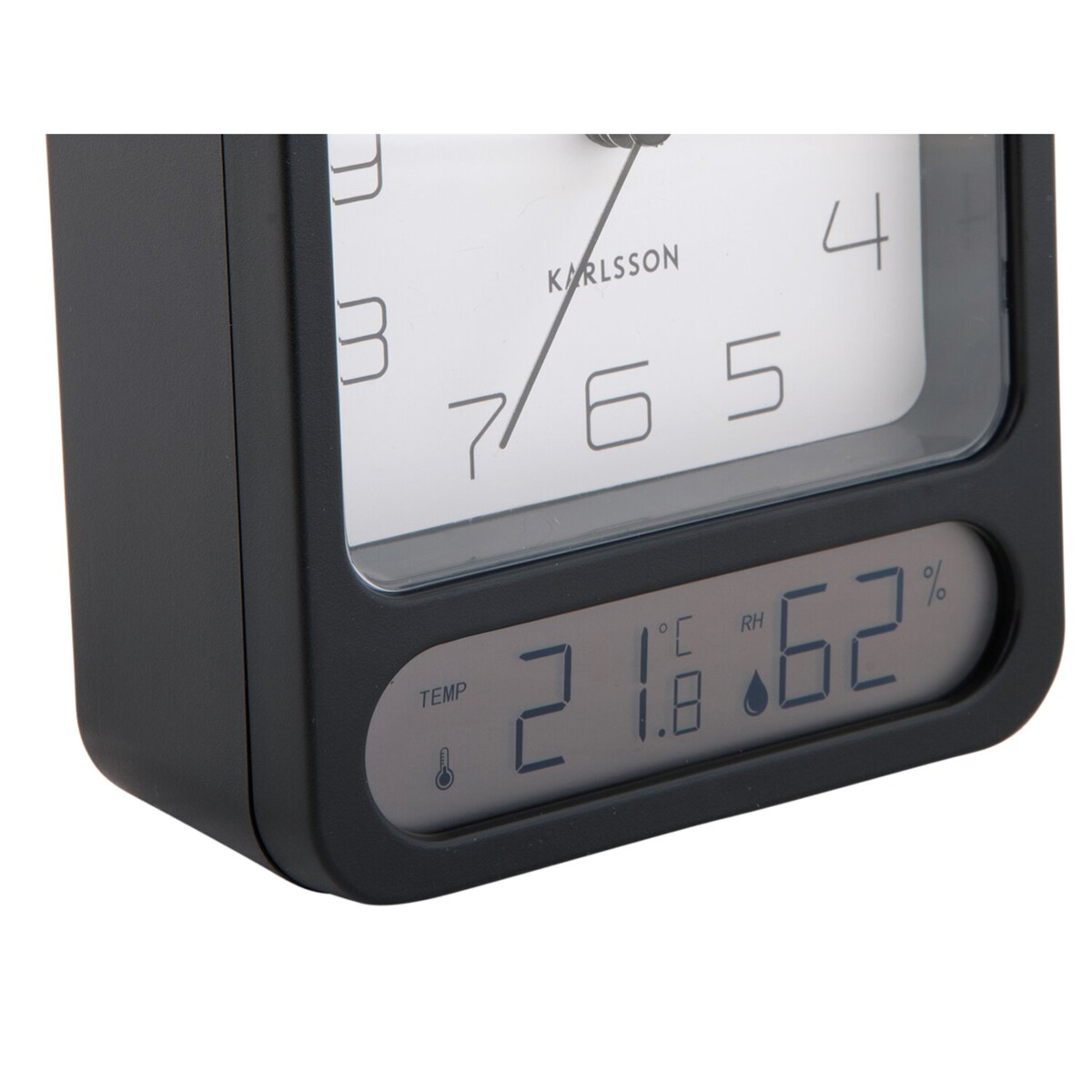 Budzik z termometrem i higrometrem DOU