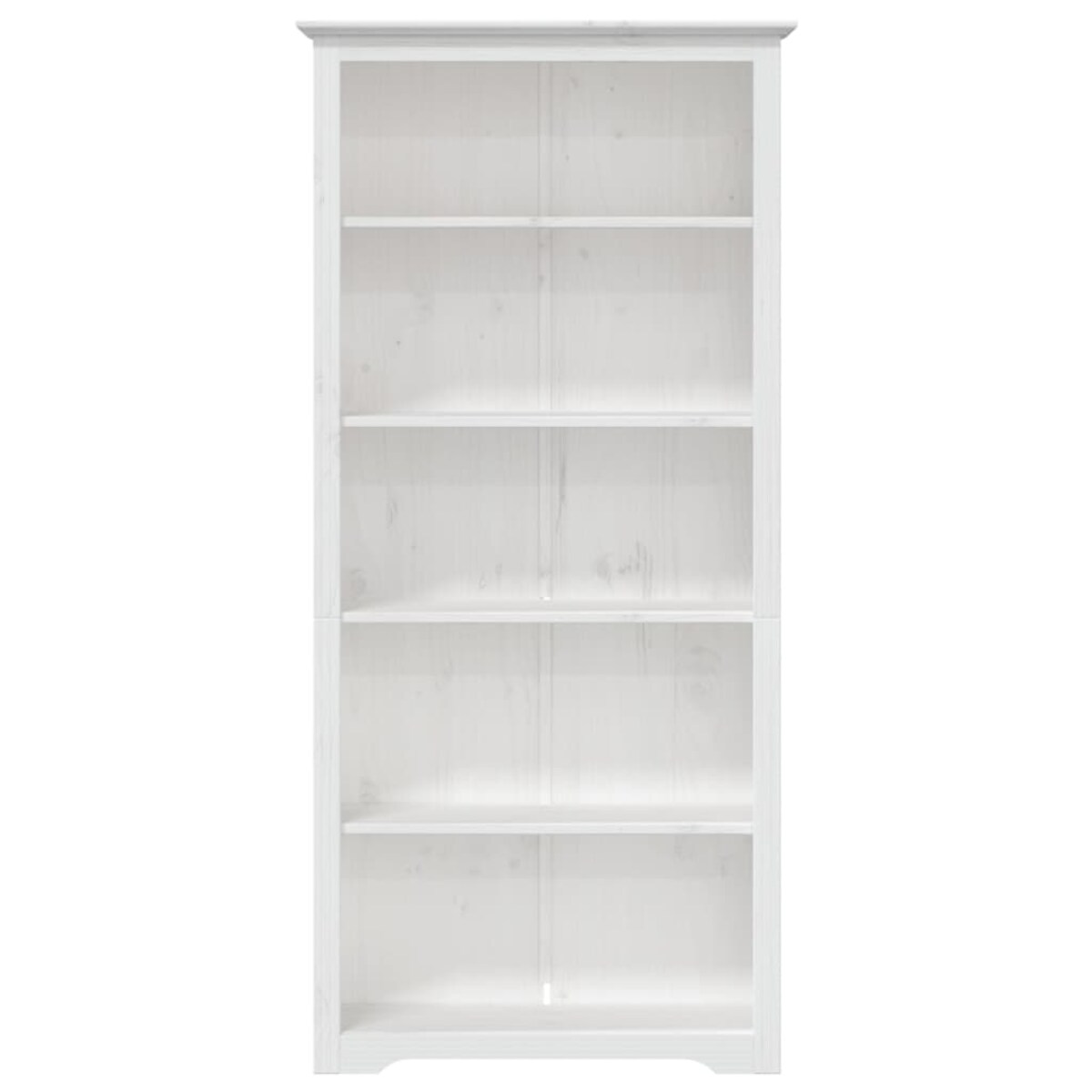 vidaXL Biblioteczka BODO, biała, 82x40x173 cm, sosnowa, 5 półek
