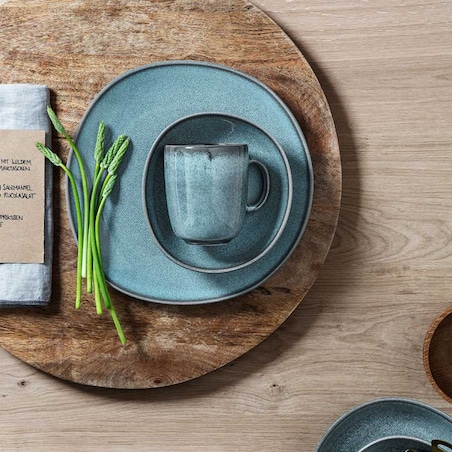 Kubek Lave glace turkusowy Like, 400 ml, Villeroy & Boch