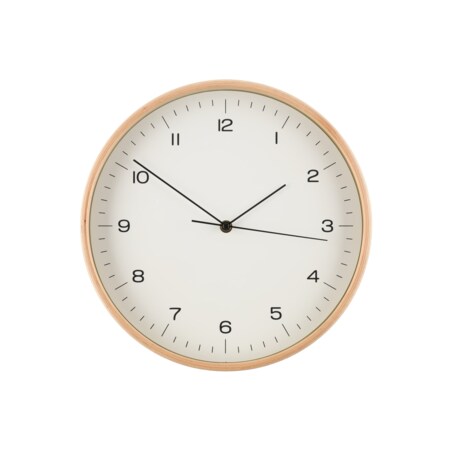 Zegar ścienny ze sklejki, Ø 31 cm