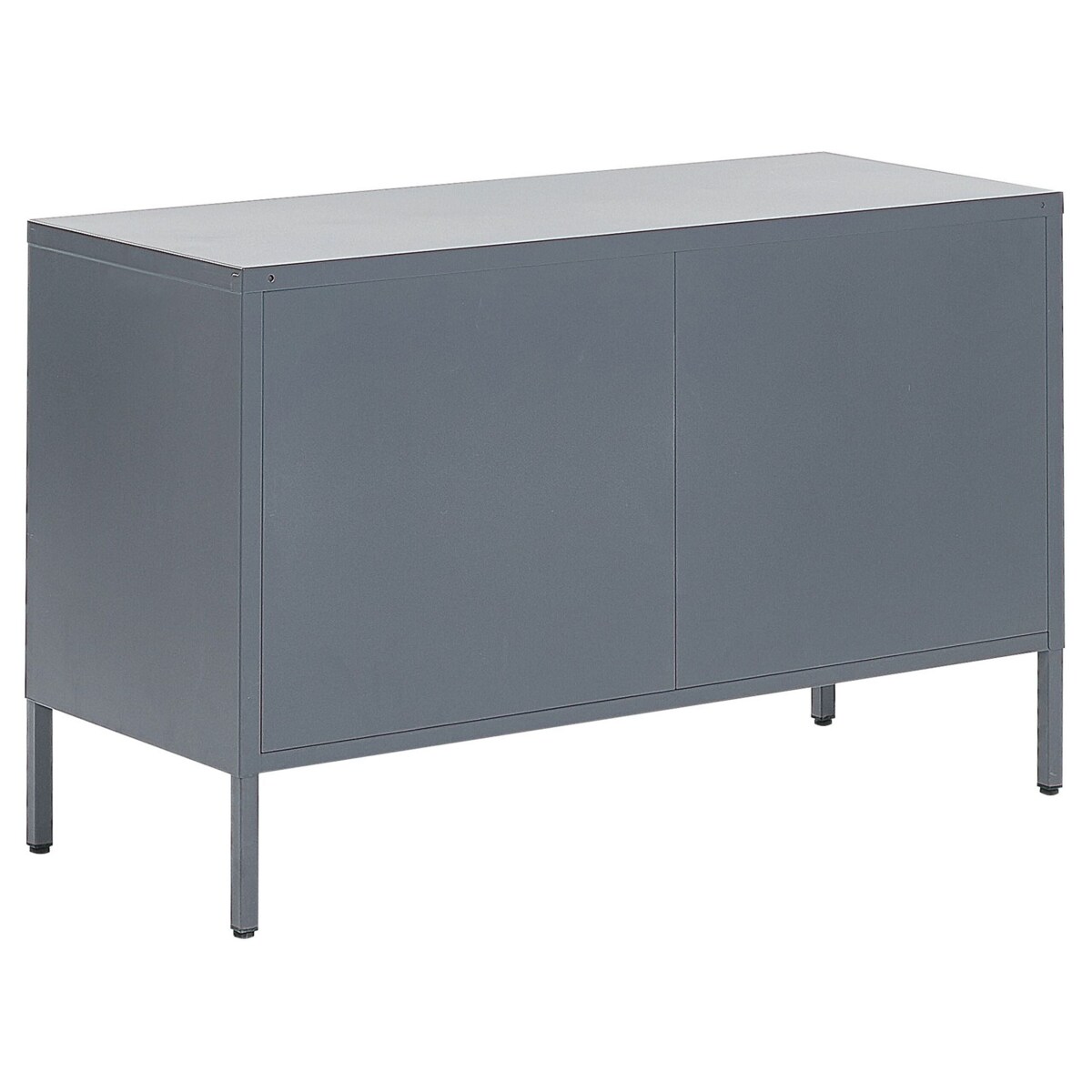 Szafka dwudrzwiowa metalowa szara URIA