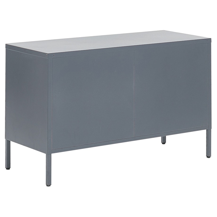 Szafka dwudrzwiowa metalowa szara URIA