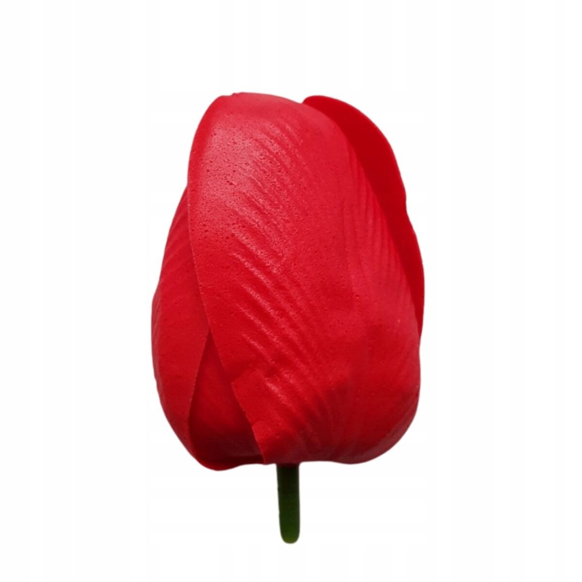 KWIATY Z MYDŁA tulipan czerwony do kompozycji bukiet stroik box prezent