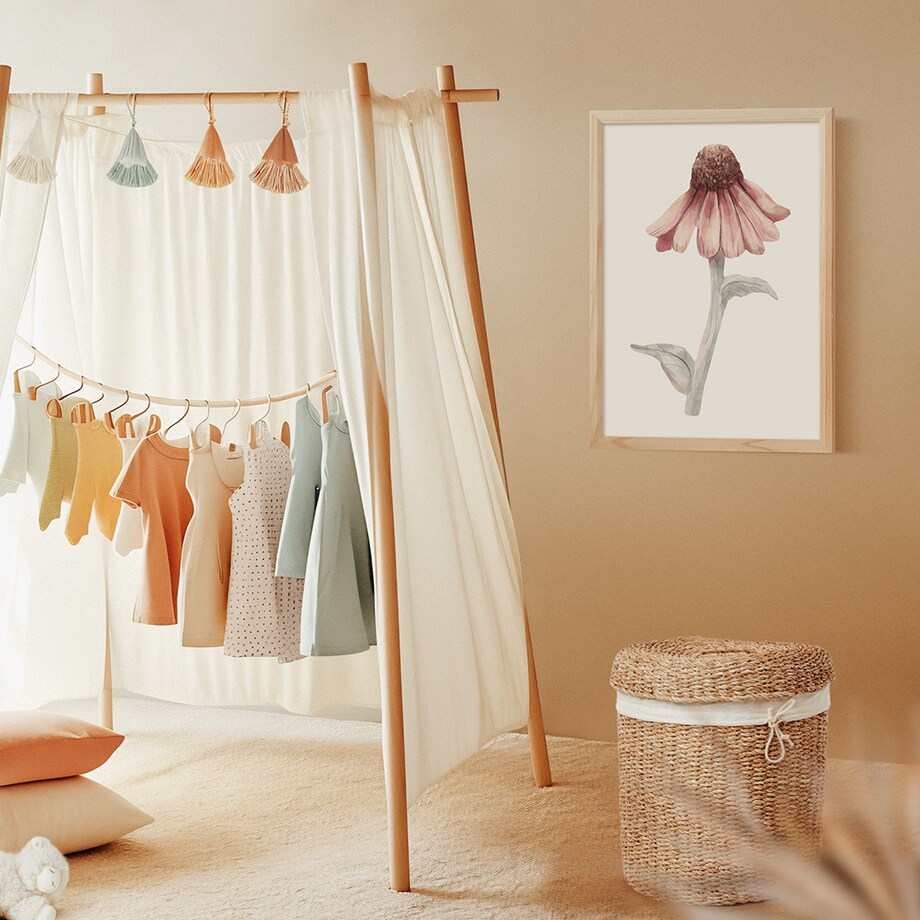 Plakat dla dzieci Kwiat II 40x50