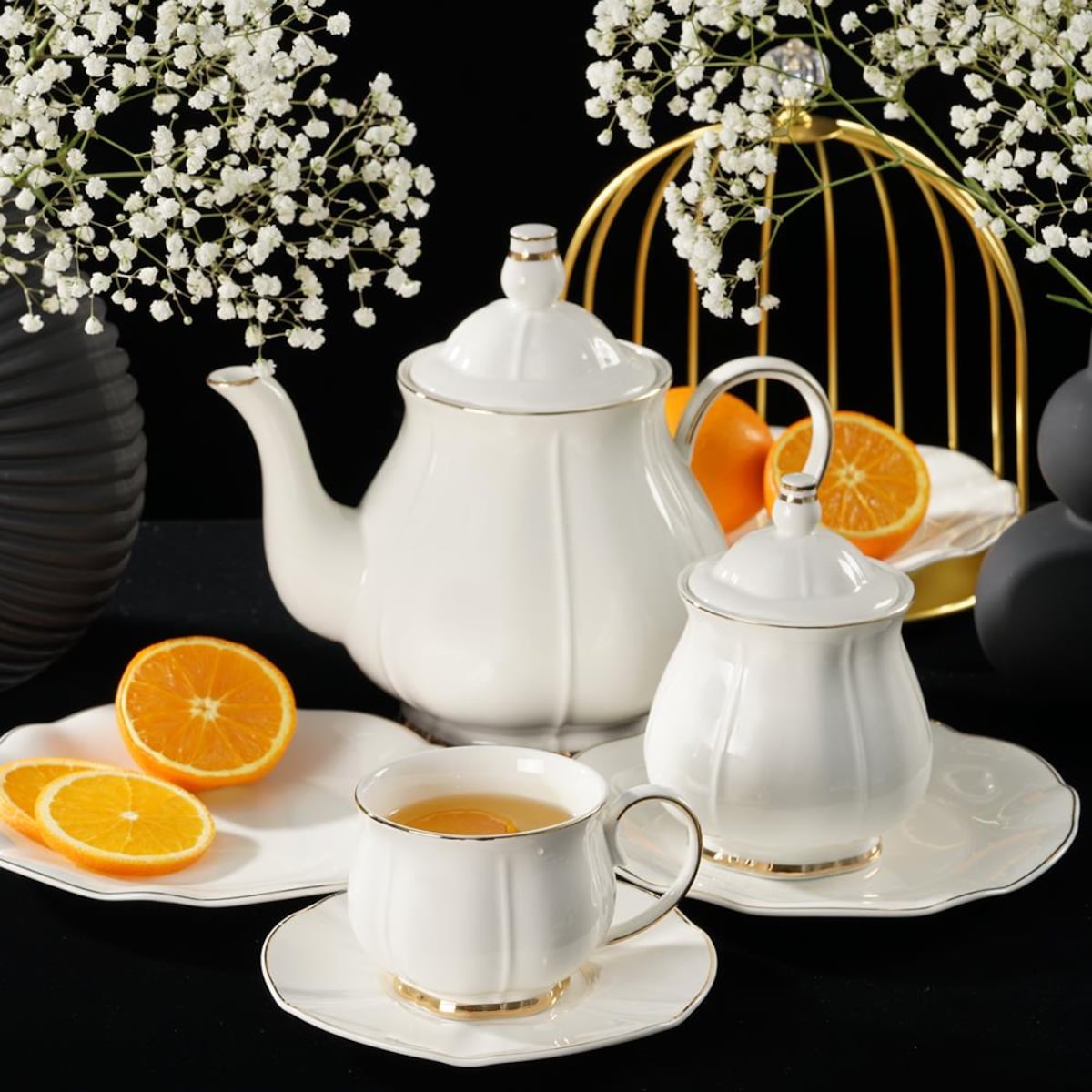 VILLA ITALIA Cukiernica porcelanowa 13,5 cm SANDRINE