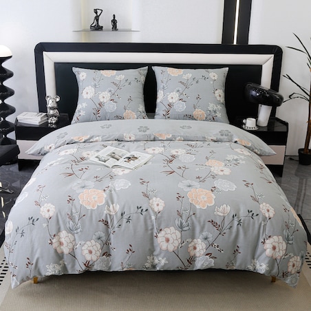 Pościel Bawełniana Premium 160X200 Kwiaty