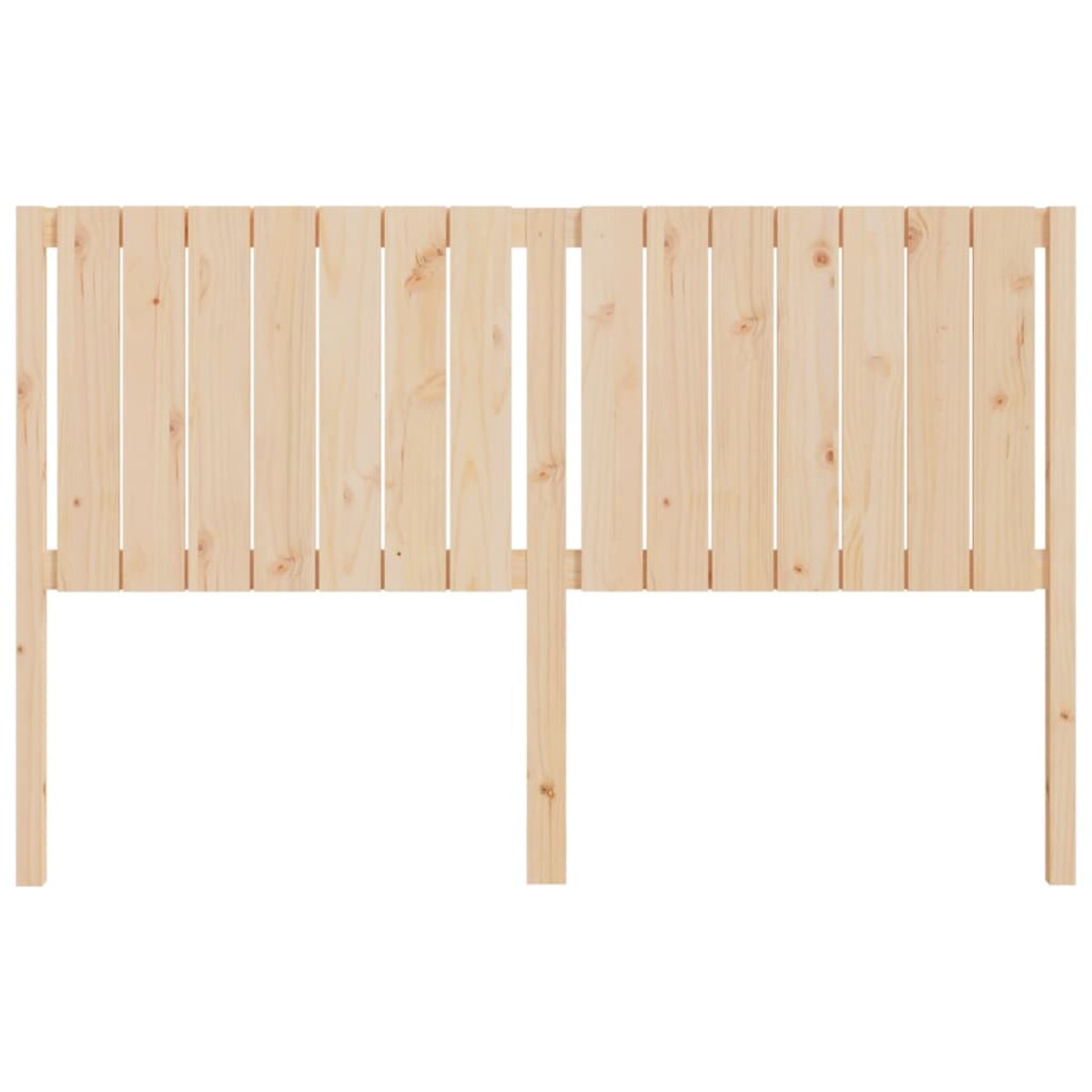 vidaXL Wezgłowie łóżka, 165,5x4x100 cm, lite drewno sosnowe