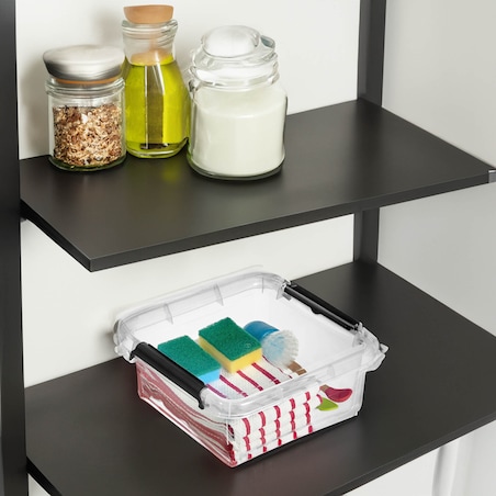 Pojemnik Plastikowy Pudełko Z Pokrywą Pudło Box Do Przechowywania 6L