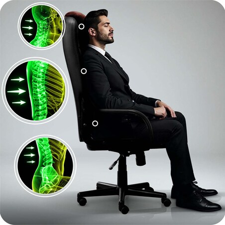 Fotel Sofotel 518B czarny-brązowy black-brown