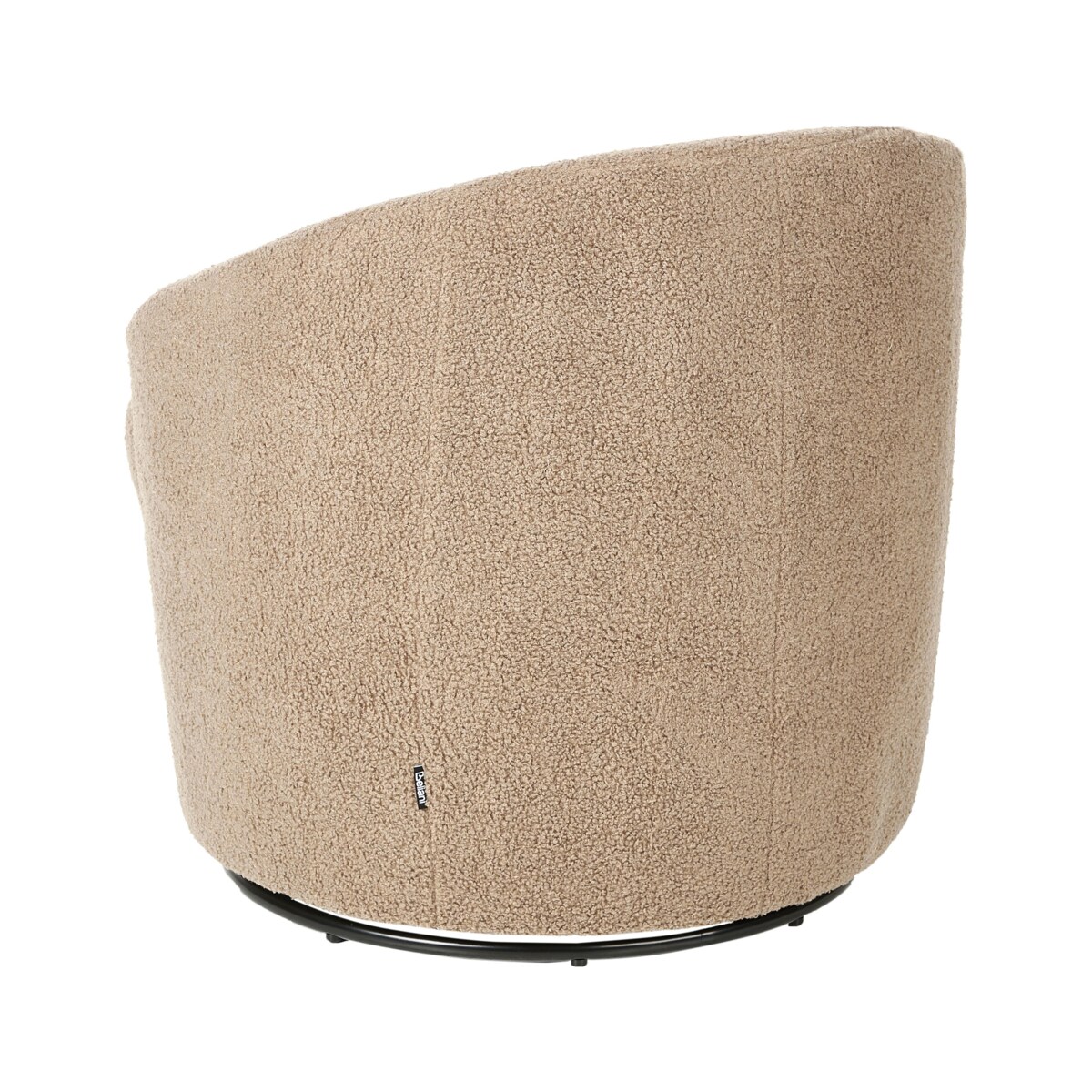 Fotel DAVIK Boucle Beżowoszary