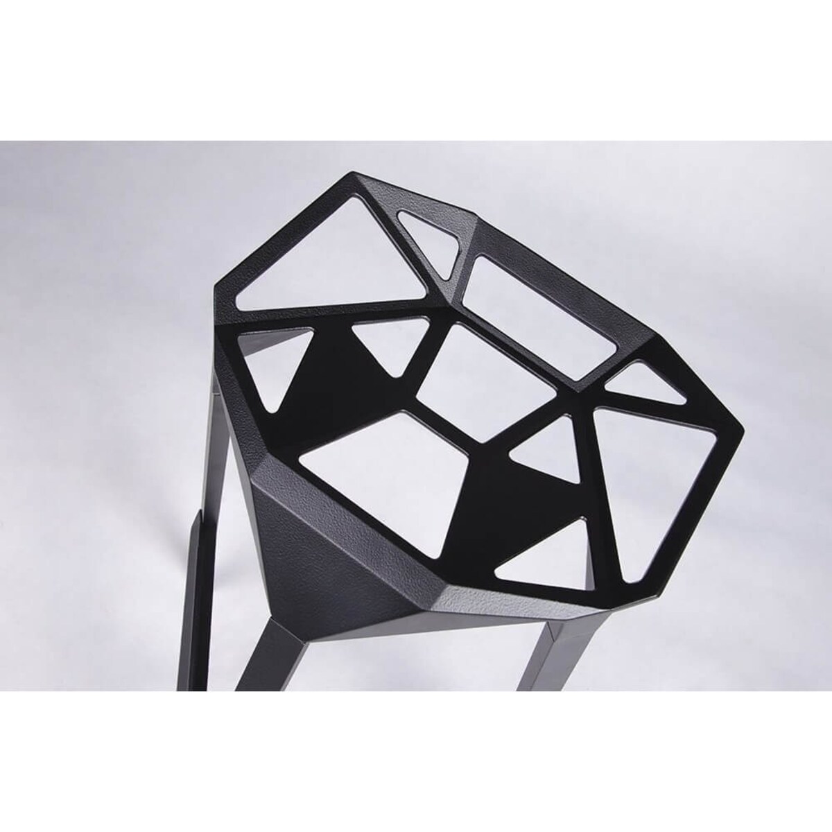 Nowoczesny hoker Split Premium czarny minimalistyczny