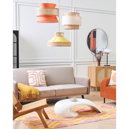 Lampa wisząca naturalna z beżowym YUMURI